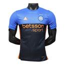 Camisa Inter de Milão IV 26/27 - Jogador Nike ACG Masculina - Azul e preta com detalhes em laranja