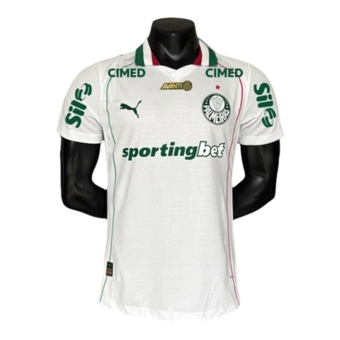 Camisa Palmeiras II 26/27 - Jogador Puma Masculina - Branca Com Patrocínio