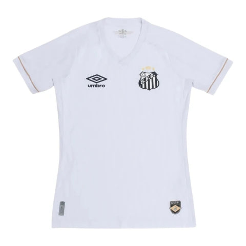 Camisa Santos I 26/27 - Torcedor Umbro Feminina - Branca