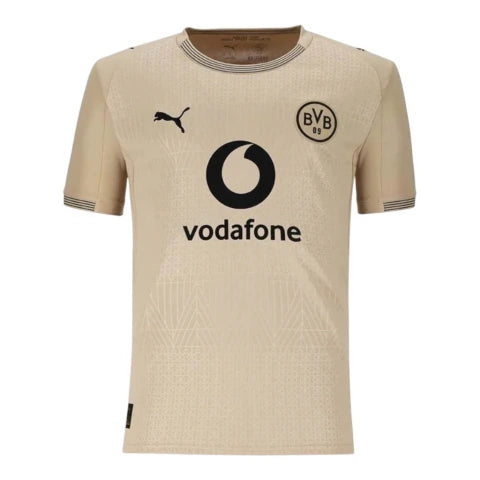 Camisa Borussia Dortmund Edição Comemorativa 26/27 - Torcedor Puma Masculina - Bege