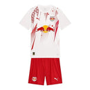 Kit Infantil Red Bull Bragantino I 26/27 - Puma - Branco e vermelho