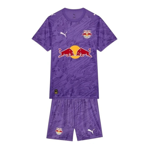 Kit Infantil Red Bull Bragantino Goleiro II 26/27 - Puma - Roxo
