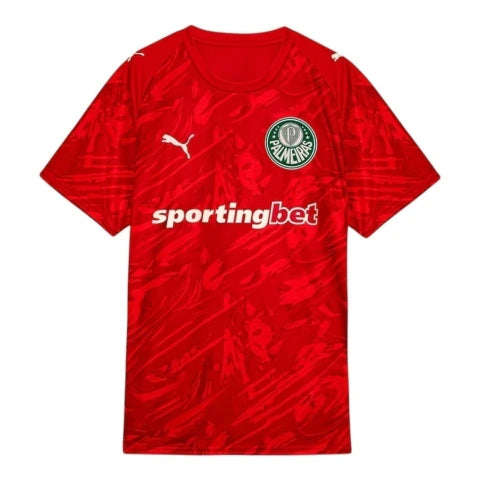 Camisa Palmeiras Goleiro I 26/27 - Torcedor Puma Masculina - Vermelha
