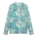 Camisa Palmeiras Pré-jogo 26/27 manga longa - Torcedor Puma Masculina - Verde e cinza