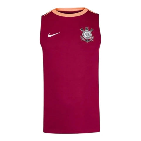 Camisa Regata Corinthians Treino 26/27 - Torcedor Nike Masculina - Bordô