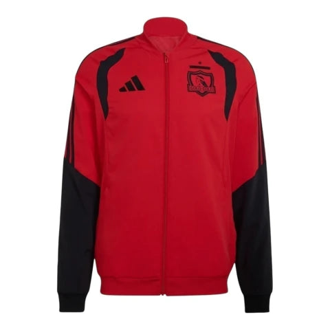 Jaqueta Corta-Vento Colo Colo Treino 26/27 - Masculina Adidas - Laranja e preta