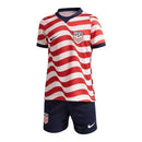 Kit Infantil Seleção Estados Unidos I 26/27- Nike - Branco e vermelho