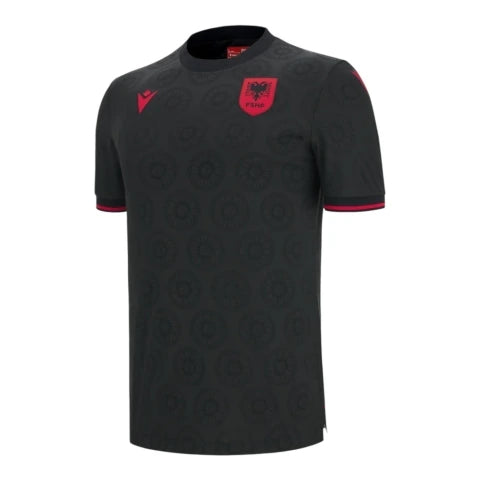 Camisa Seleção Albânia III 26/27 - Torcedor Macron Masculina - Preta