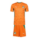Kit Infantil Seleção Costa do Marfim I 26/27- Puma - Laranja