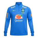Camisa Seleção Brasileira Treino 26/27 manga longa - Torcedor Nike Masculina - Azul Com Patrocínio