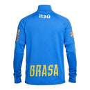 Camisa Seleção Brasileira Treino 26/27 manga longa - Torcedor Nike Masculina - Azul Com Patrocínio