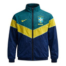 Jaqueta Corta-Vento Seleção Brasileira 26/27 - Masculina Nike - Verde e azul e amarela