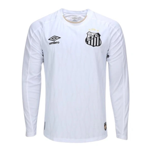 Camisa Santos I 26/27 manga longa - Torcedor Umbro Masculina - Branca