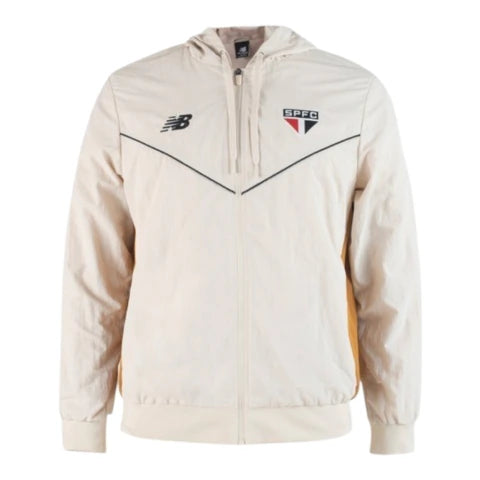 Jaqueta Corta-Vento São Paulo 26/27 - Masculina New Balance - Bege