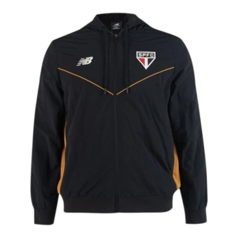 Jaqueta Corta-Vento São Paulo 26/27 - Masculina New Balance - Preta