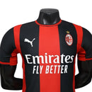 Camisa AC Milan I 26/27 - Jogador Puma Masculina - Vermelha e preta