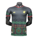 Camisa Seleção Jamaica II 26/27 - Jogador Adidas Masculina - Preta com detalhes em vermelho e amarelo