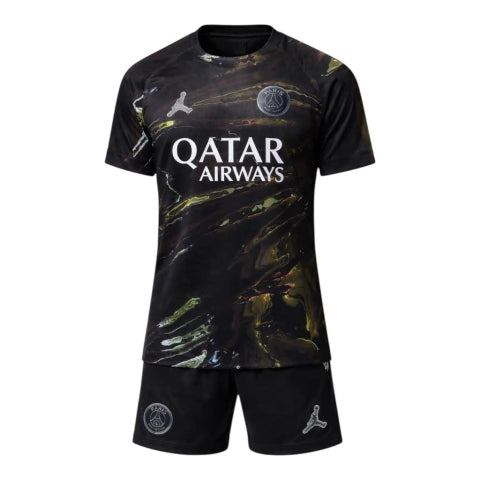 Kit Infantil Paris Saint-Germain Night Edition 25/26 - Jordan - Preto