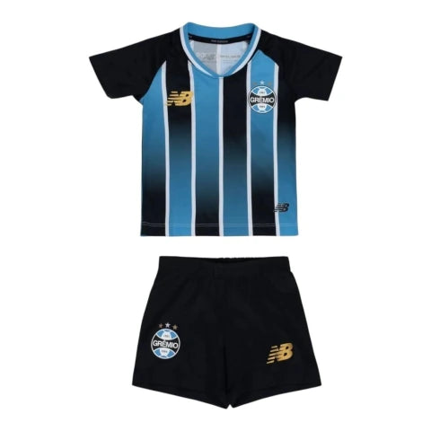 Kit Infantil Grêmio I 26/27 - New Balance - Azul e preto