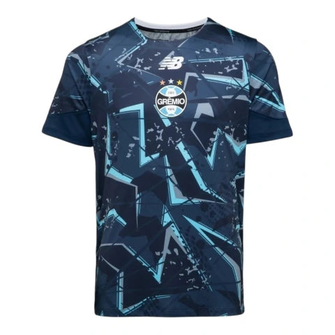 Camisa Grêmio Pré-jogo 26/27 - Torcedor New Balance Masculina - Azul