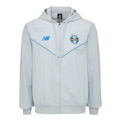 Jaqueta Corta-Vento Grêmio 26/27 - Masculina New Balance - Cinza