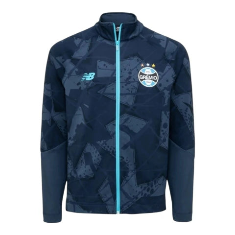 Jaqueta Corta-Vento Grêmio 26/27 - Masculina New Balance - Azul marinho
