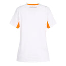 Camisa Seleção Islândia II 26/27 - Torcedor Puma Feminina - Branca com detalhes em cinza e laranja