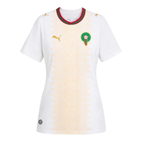 Camisa Seleção Marrocos II 26/27 - Torcedor Puma Feminina - Branca