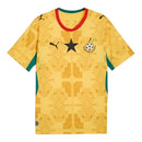 Camisa Seleção Gana II 26/27 - Torcedor Puma Masculina - Amarela com detalhes em verde e vermelho