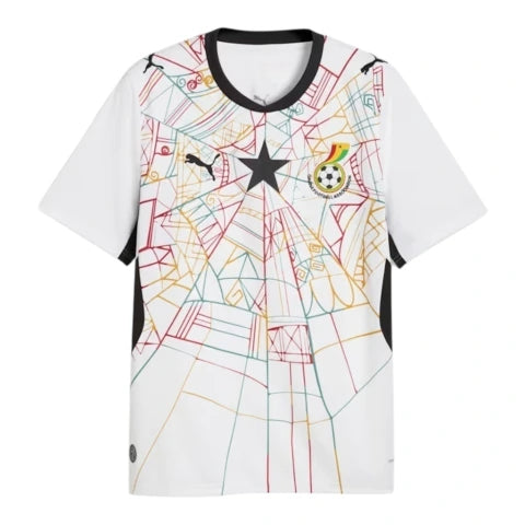 Camisa Seleção Gana I 26/27 - Torcedor Puma Masculina - Branca
