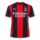 Camisa AC Milan I 26/27 - Torcedor Puma Masculina - Preta e vermelha