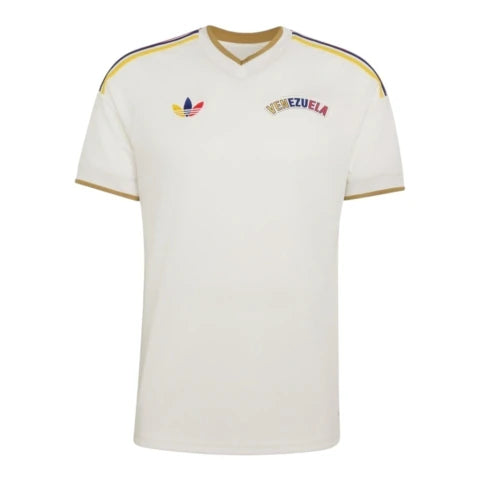 Camisa Seleção Venezuela II 26/27 - Torcedor Adidas Masculina - Bege