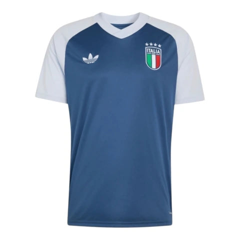 Camisa Seleção Itália Pré-jogo II 26/27 - Torcedor Adidas Masculina - Azul