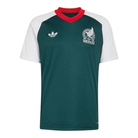Camisa Seleção México Pré-jogo II 26/27 - Torcedor Adidas Masculina - Verde e branca