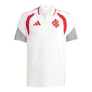 Camisa Polo Internacional Treino 26/27 - Torcedor Adidas Masculina - Branca e cinza