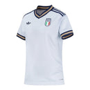 Camisa Seleção Itália II 26/27 - Torcedor Adidas Feminina - Branca com detalhes em azul