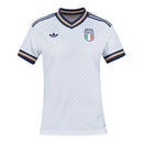 Camisa Seleção Itália II 26/27 - Torcedor Adidas Feminina - Branca com detalhes em azul