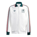 Jaqueta Corta-Vento Seleção México Hino II 26/27 - Masculina Adidas - Branca e verde