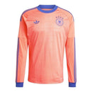 Camisa Seleção Alemanha Goleiro II 26/27 manga longa - Torcedor Adidas Masculina - Laranja e azul
