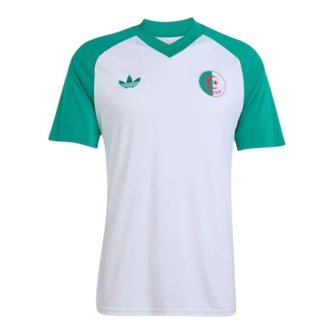 Camisa Seleção Argélia Pré-jogo I 26/27 - Torcedor Adidas Masculina - Branca e verde