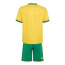 Kit Infantil Seleção África do Sul I 26/27- Adidas - Amarelo e verde