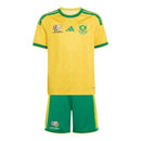 Kit Infantil Seleção África do Sul I 26/27- Adidas - Amarelo e verde