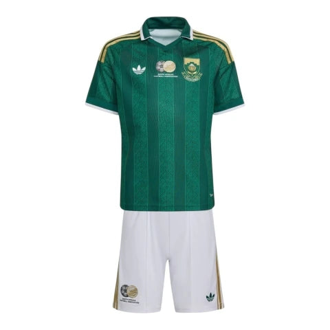 Kit Infantil Seleção África do Sul II 26/27- Adidas - Verde e branco