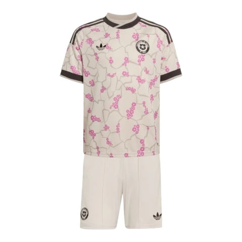 Kit Infantil Seleção Chile II 26/27- Adidas - Bege