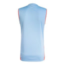 Camisa Regata Seleção Japão Treino 26/27 - Torcedor Adidas Masculina - Azul e laranja