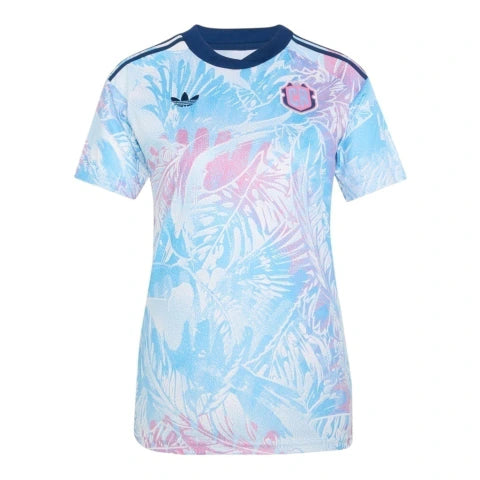 Camisa Seleção Costa Rica II 26/27 - Torcedor Adidas Feminina - Azul