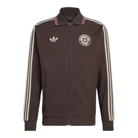 Jaqueta Corta-Vento Seleção Chile II 26/27 - Masculina Adidas - Marrom