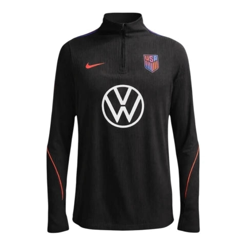 Camisa Seleção Estados Unidos Treino 26/27 manga longa - Torcedor Nike Masculina - Preta
