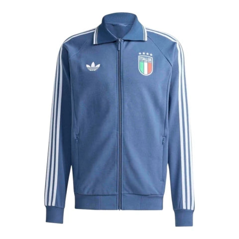 Jaqueta Corta-Vento Seleção Itália Hino II 26/27 - Masculina Adidas - Azul