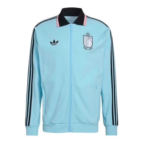 Jaqueta Corta-Vento Seleção Bélgica Hino II 26/27 - Masculina Adidas - Azul